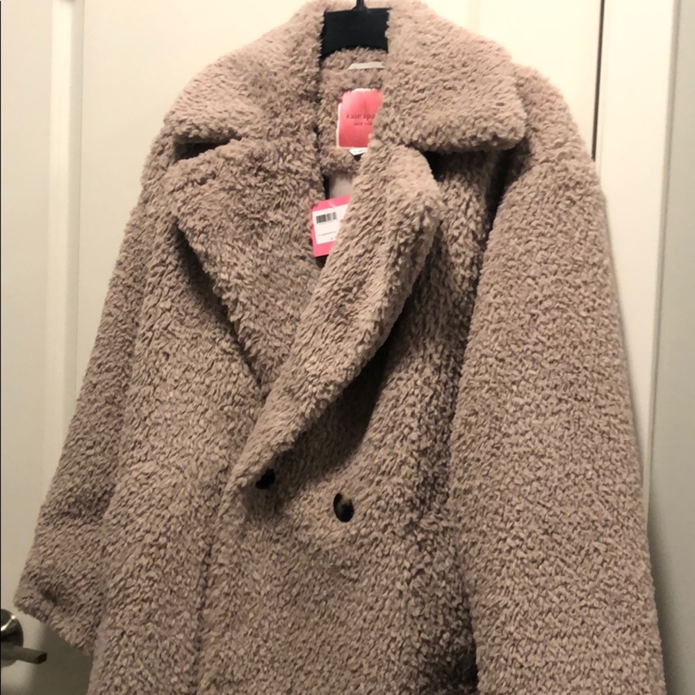 kate spade teddy coat